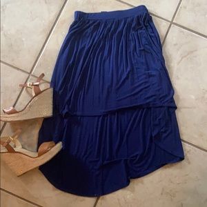 Hi-low skirt